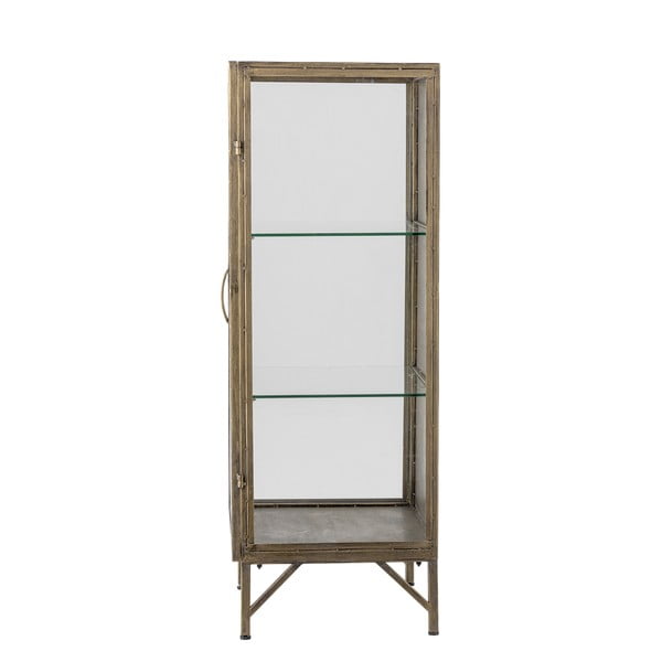 Auksinės spalvos iš metalo vitrina 45x110x40 cm Saone – Bloomingville-image-2