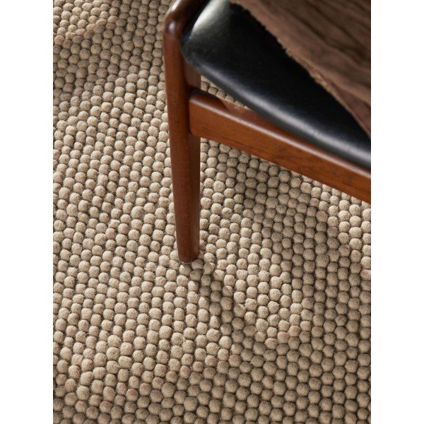 Rankų darbo natūralios spalvos iš vilnos apvalios formos kilimas ø 200 cm Richmond Diana – Ted Baker-image-3