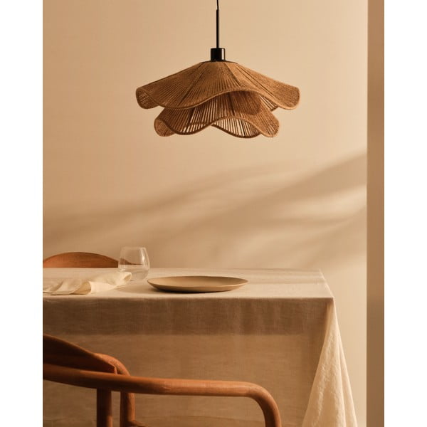 Natūralios spalvos šviestuvo gaubtas ø 50 cm Pontos – Kave Home-image-1
