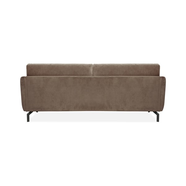 Rudai pilkos spalvos sofa su aksominiu užvalkalu Scandic Magic, 230 cm pločio-image-3