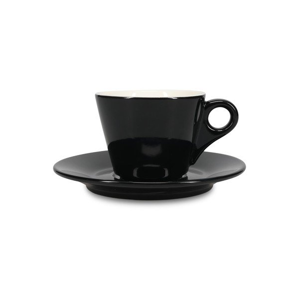 Juodos spalvos iš porceliano lėkštutė ø 15,5 cm Barista – BonBistro-image-4