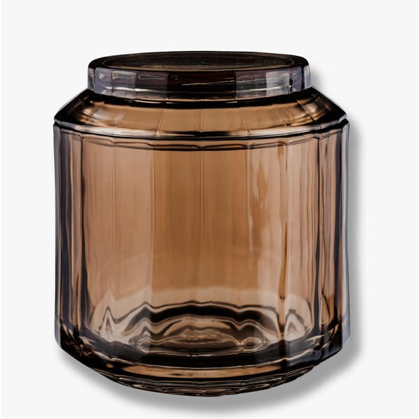 Iš stiklo vonios organizatorius rudos spalvos vatos diskeliams Vision – Mette Ditmer Denmark