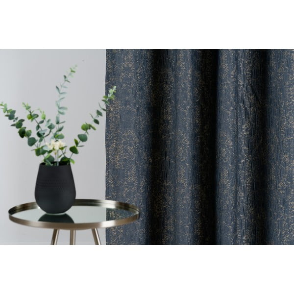 Užuolaida tamsiai mėlynos spalvos/pilkos spalvos 135x280 cm Wayland – Mendola Fabrics