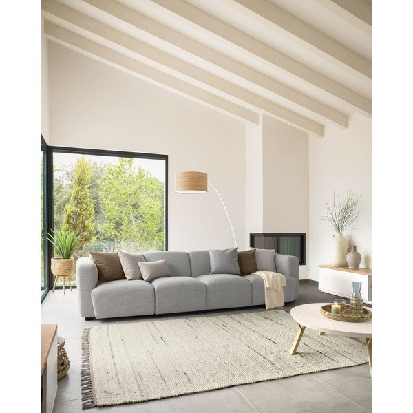 Iš šenilino dekoratyvinis pagalvės užvalkalas 45x45 cm Galene – Kave Home-image-3