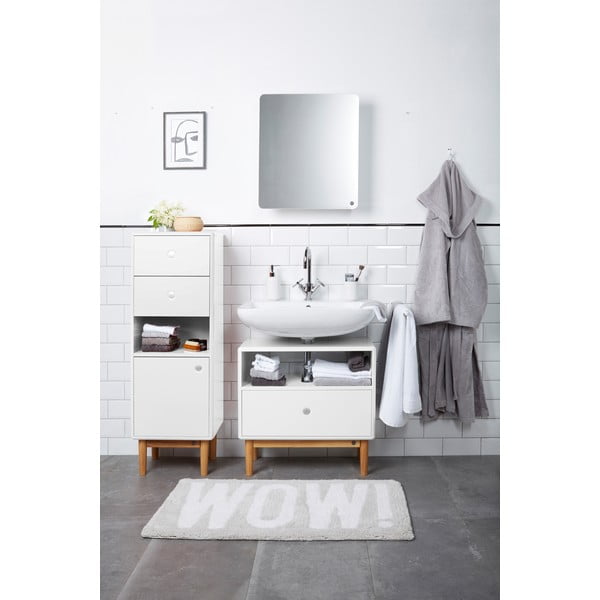 Aukšta/pakabinama vonios daiktadėžė baltos spalvos 40x100 cm Color Bath – Tom Tailor-image-1