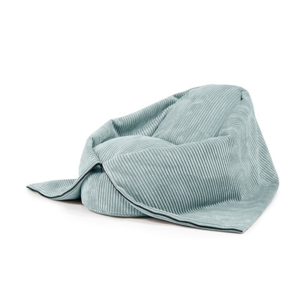 Mėtų spalvos iš kordinio velveto vaikiškas sėdmaišis Cocoon 80 – SLOWDOWN