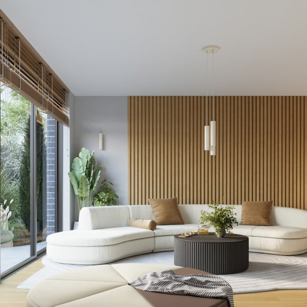 Kabantis šviestuvas kreminės spalvos ø 19,5 cm Gleam – Sollux-image-2