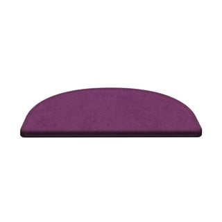 16 violetinės spalvos laiptų kilimų rinkinys Dots - Vitaus, 65x20 cm