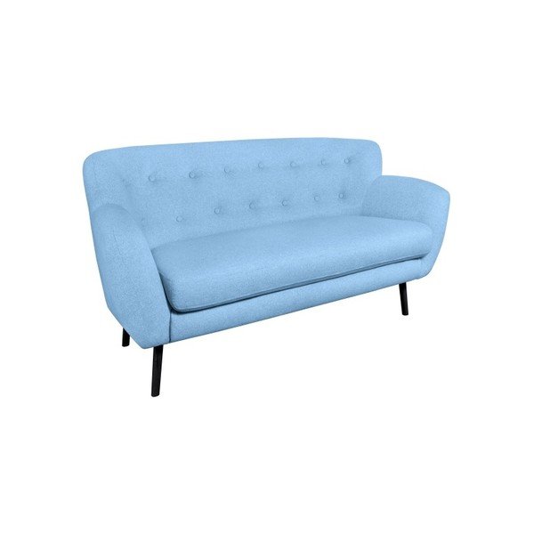 Šviesiai mėlyna dvivietė sofa "Kooko Home Rock-image-2
