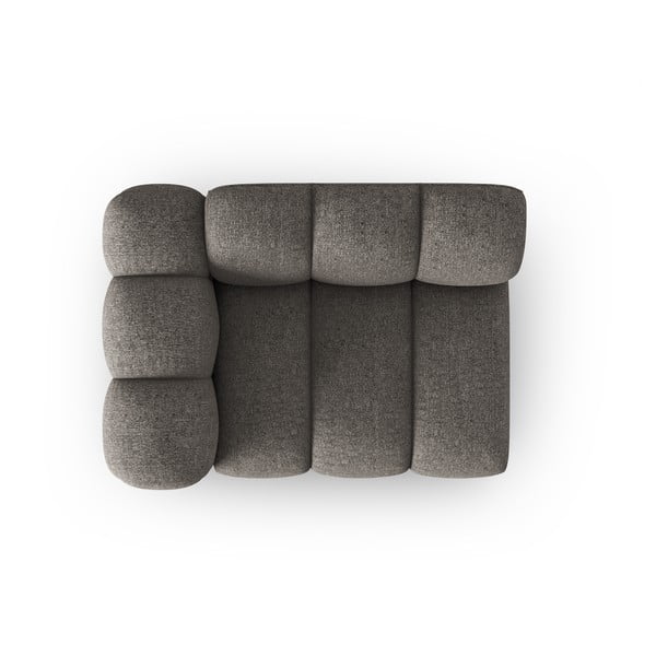 Modulinė sofa tamsiai pilkos spalvos (su kairiuoju kampu) Lupine – Micadoni Home-image-2