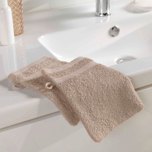 Šviesiai rudos spalvos iš medvilnės plaušinė 15x21 cm Tendresse – douceur d'intérieur-image-1