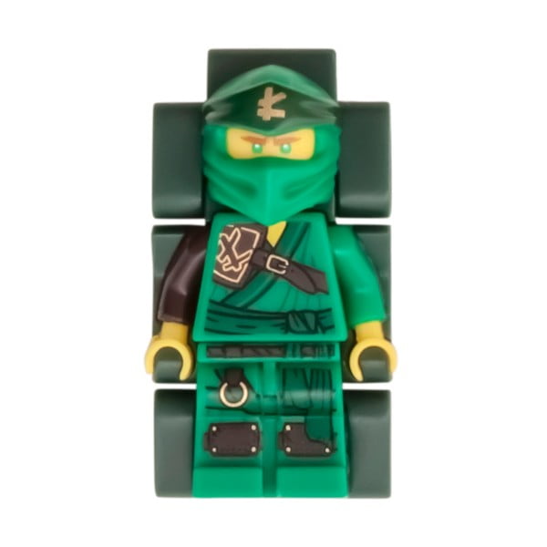 Žalios spalvos rankinis laikrodis su sulankstomu dirželiu ir minifigūrėle LEGO® NINJAGO Lloyd-image-2