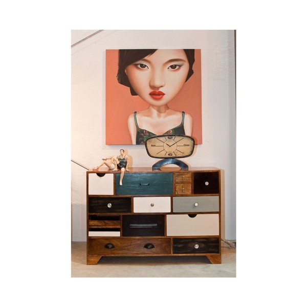 Mango medžio komoda "Kare Design Babalou", plotis 114 cm-image-2