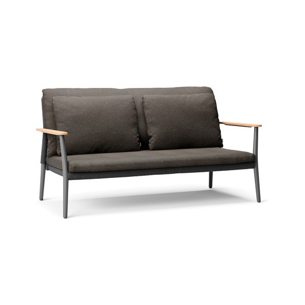Tamsiai pilkos spalvos sodo sofa Ray – Diphano-image-2