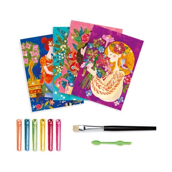 Djeco gėlių mergaičių dailės rinkinys-image-1