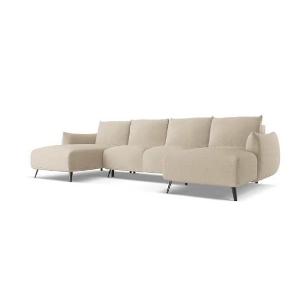 Smėlio spalvos kampinė sofa Malie – Makamii-image-3