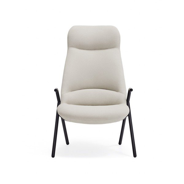 Baltas krėslas Teulat Dins, aukštis 114 cm-image-2
