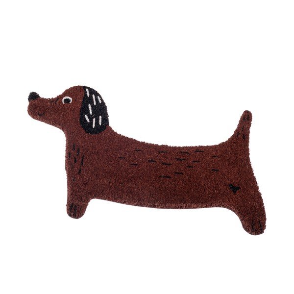 Iš kokoso pluošto grindų kilimėlis 40x60 cm Dog – Dakls