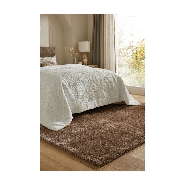 Iš perdirbto pluošto kilimas rudos spalvos 120x170 cm Velvet – Flair Rugs-image-2