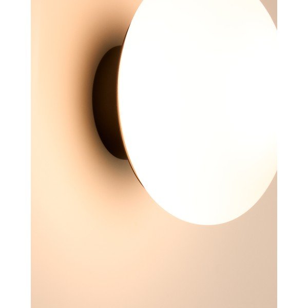 Baltos spalvos/juodos spalvos sieninė lempa ø 15 cm Bamila – Kave Home-image-3