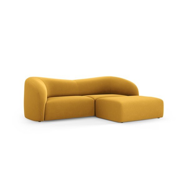Sofa iš velveto garstyčių spalvos 237 cm Santi – Interieurs 86-image-2