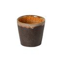 Tamsiai rudos spalvos iš molio puodelis espreso 70 ml Poterie – Casafina