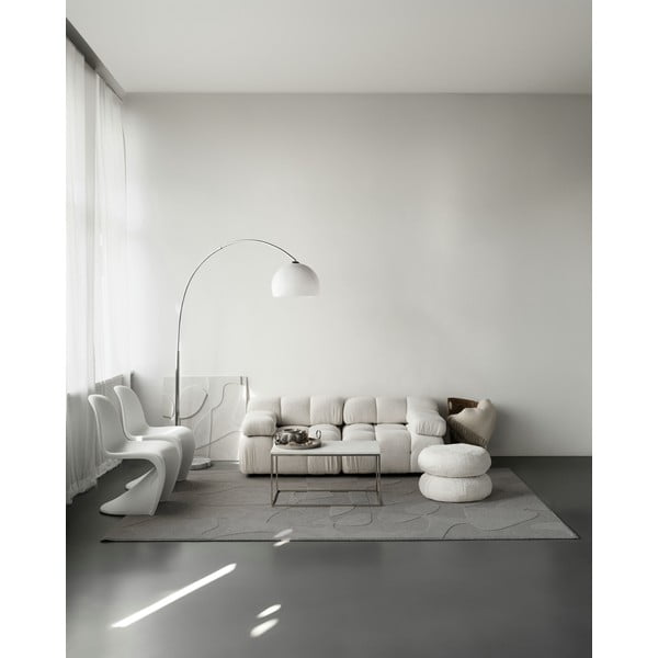 Iš vilnos kilimas pilkos spalvos 160x230 cm Morphic Botanica – Agnella-image-2