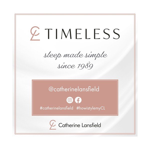 Baltos spalvos/žalios spalvos dvigulė/itin ilga patalynė 230x220 cm Scallop Border – Catherine Lansfield-image-4