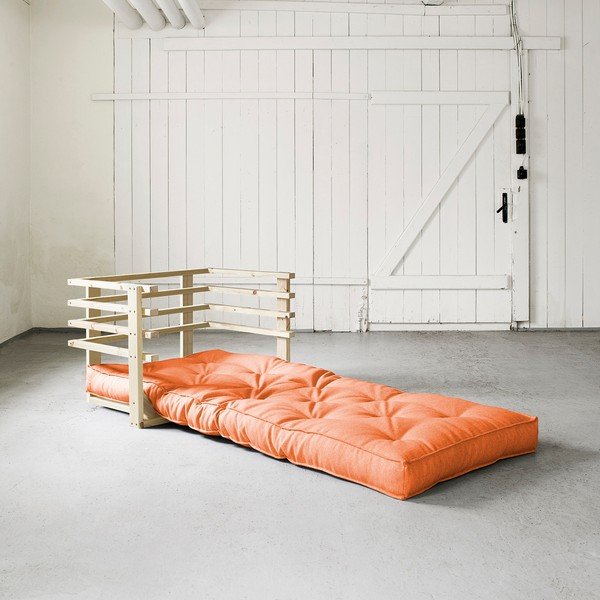 Sulankstomas fotelis "Karup Funk Natural/Orange-image-1