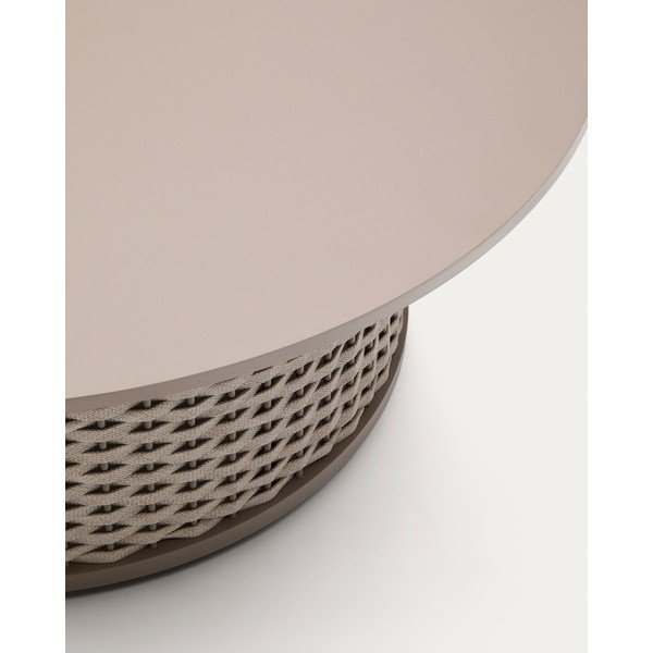 Iš metalo apvalios formos sodo kavos staliukas ø 99 cm Sedalis – Kave Home-image-4