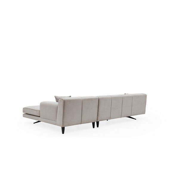 Smėlio spalvos kampinė sofa Artie Jivago, dešinysis kampas-image-3