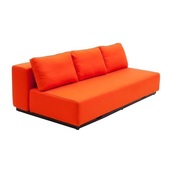 Oranžinė sofa-lova Softline Nevada, 200 cm