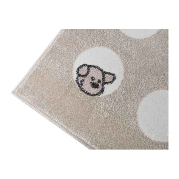 Smėlio spalvos kilimas Mazzini Sofos Puppy, 120 x 170 cm-image-1