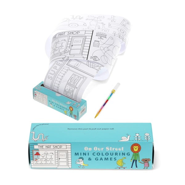 Spalvinimo knygelė On Our Street – Rex London