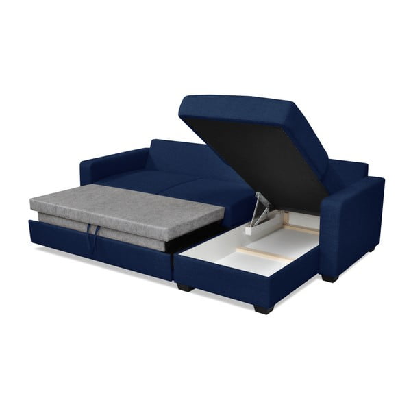 Mėlyna sofa-lova su gultais Cosmopolitan design Milano-image-3