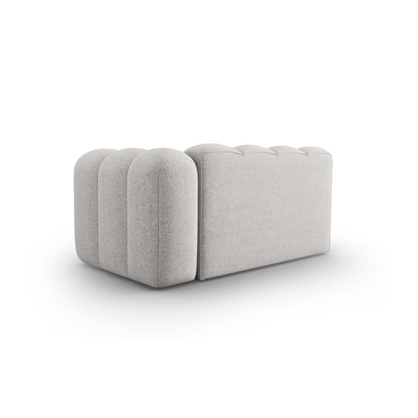 Modulinė sofa šviesiai pilkos spalvos (su dešiniuoju kampu) Lupine – Micadoni Home-image-4