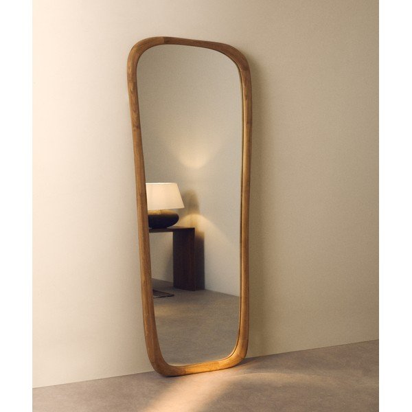 Sieninis veidrodis su medžio masyvo rėmu 61x158 cm Alura – Kave Home-image-1
