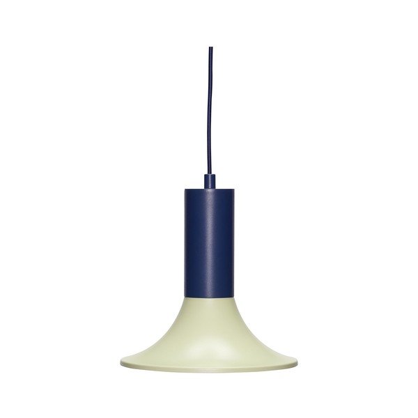 Šviesiai žalios spalvos/tamsiai mėlynos spalvos iš metalo kabantis šviestuvas su pritemdymo funkcija ø 25 cm Luminary – Hübsch