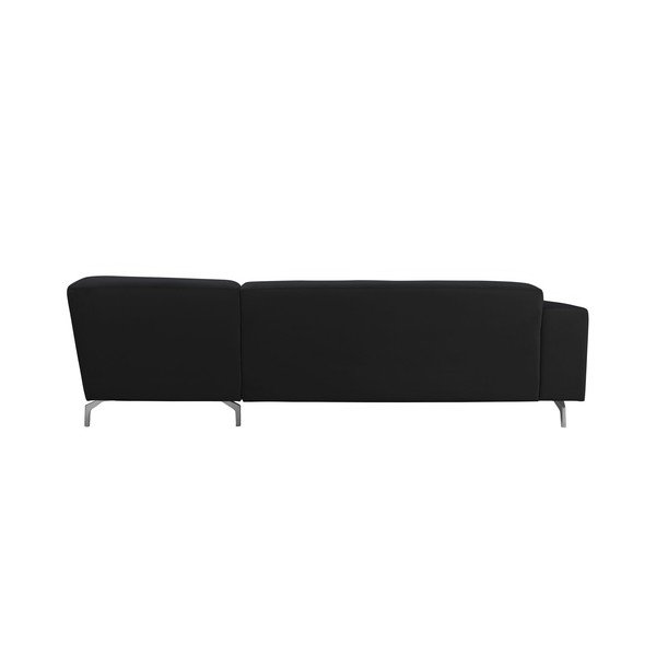 Juoda kampinė sofa "Windsor & Co Sofas Orion", kairysis kampas-image-3
