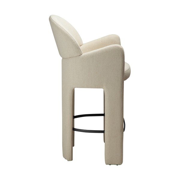 Smėlio spalvos baro taburetė (sėdynės aukštis 68,5 cm) Aole – DAN-FORM Denmark-image-3