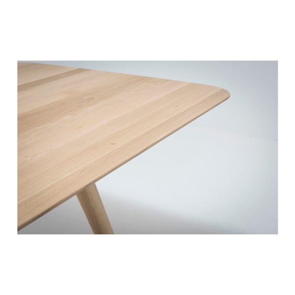 Valgomojo stalas iš ąžuolo masyvo Gazzda Stafa, 220 x 90 cm-image-3