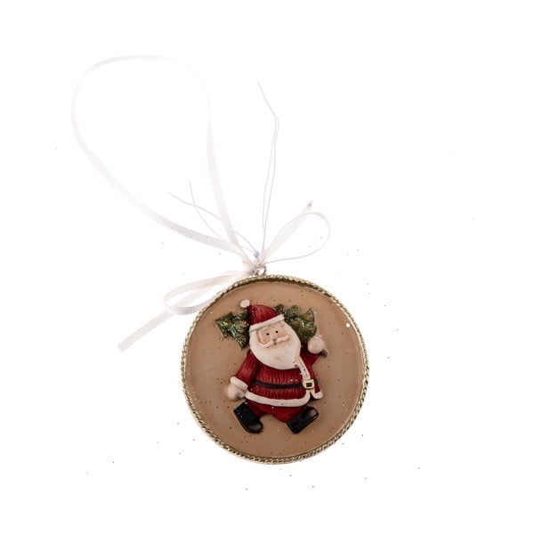 Kabantis ornamentas su Kalėdų Senelio motyvu Dakls, 5,5 x 5,5 cm