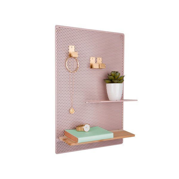 PT LIVING Šviesiai rožinė metalinė skelbimų lenta, 34,5 x 52,5 cm-image-3