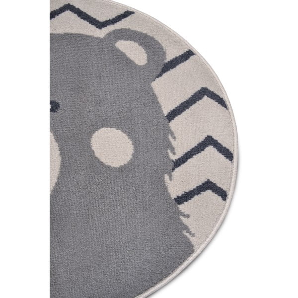 Vaikiškas kilimas pilkos spalvos ø 100 cm Bear – Hanse Home-image-1