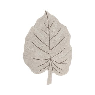 Skalbiamas/rankų darbo iš medvilnės vaikiškas kilimas smėlio spalvos 120x180 cm Monstera Natural – Lorena Canals
