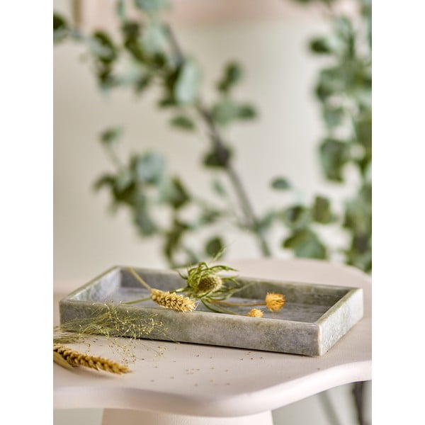 Iš marmuro dekoratyvinis padėklas 25,5x12,5 cm Majsa – Bloomingville-image-1