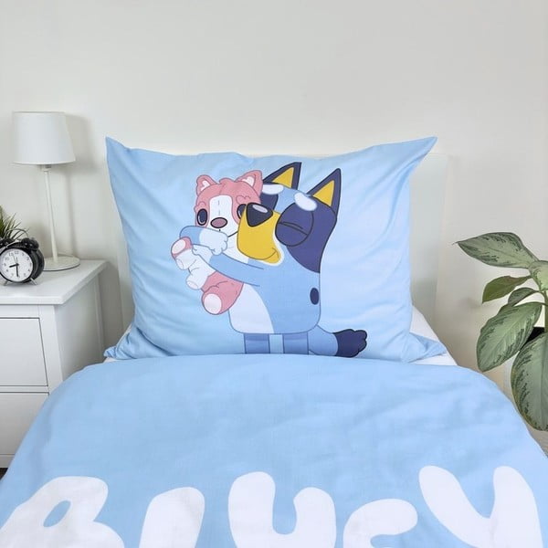 Iš medvilnės viengulė vaikiška patalynė 140x200 cm Bluey – Jerry Fabrics-image-4