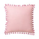 Rožinė pagalvėlė Unimasa Pompon, 45 x 45 cm