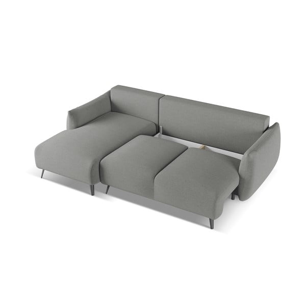 Šviesiai pilkos spalvos kampinė sofa (su kairiuoju kampu) Malie – Makamii-image-3
