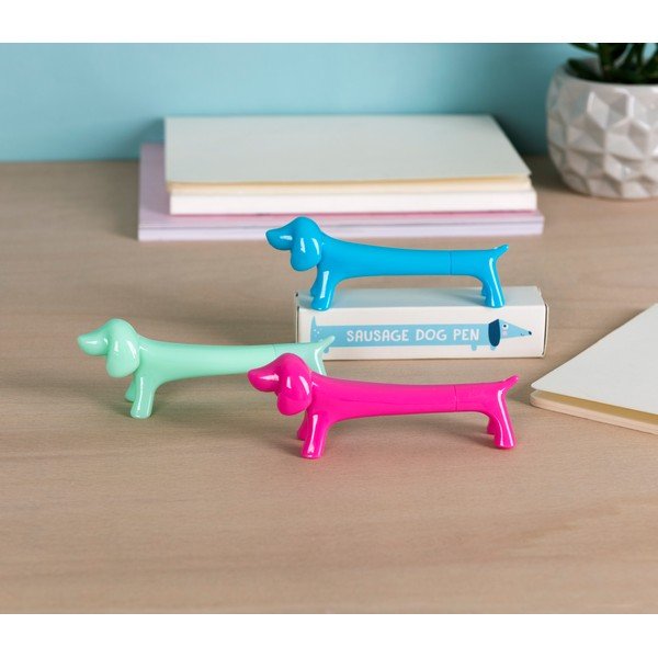 Rausvas rašiklis Rex London Dog-image-1